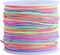 1.0mm Stretchy Bracelet String, 150 Yards Durable Mixed Elastic Cord for Jewelry Making, Beading, Necklaces, DIY Crafts, and Sewing Projects